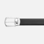 Montblanc Cintura reversibile in pelle nera/marrone 30 mm - immagine 2