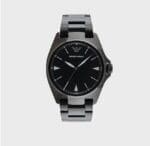 EMPORIO ARMANI Orologio quadrante nero sunray