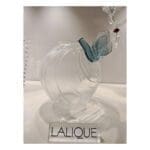 Lalique Vaso Cristallo Papillon con Farfalle
