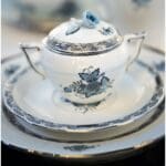 Herend servizio apponyi chinese bouquet turquoise - immagine 3