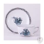 Herend servizio apponyi chinese bouquet turquoise - immagine 9