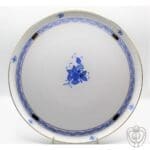 Herend piatto torta decoro apponyi azzurro