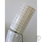 Lampada conica  in ceramica lucida bianca - immagine 4