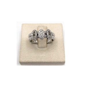 Fope anello in oro bianco 18kt e diamanti