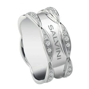 Salvini Sunny anello in oro bianco con diamanti