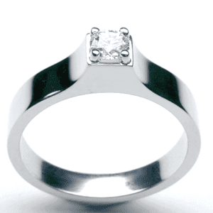 Salvini anello solitario oro bianco diamante