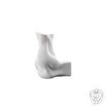 Vaso Rosenthal Blown 2nd Edition Weiß matt Porcellana 30 cm - immagine 3