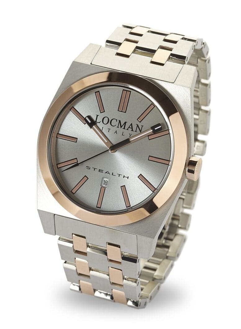 02010RAGF5N0BAR_2_risultato Orologio Locman Stealth Three Hands Quartz 43mm REF-02010RAGF5N0BAR - immagine 1