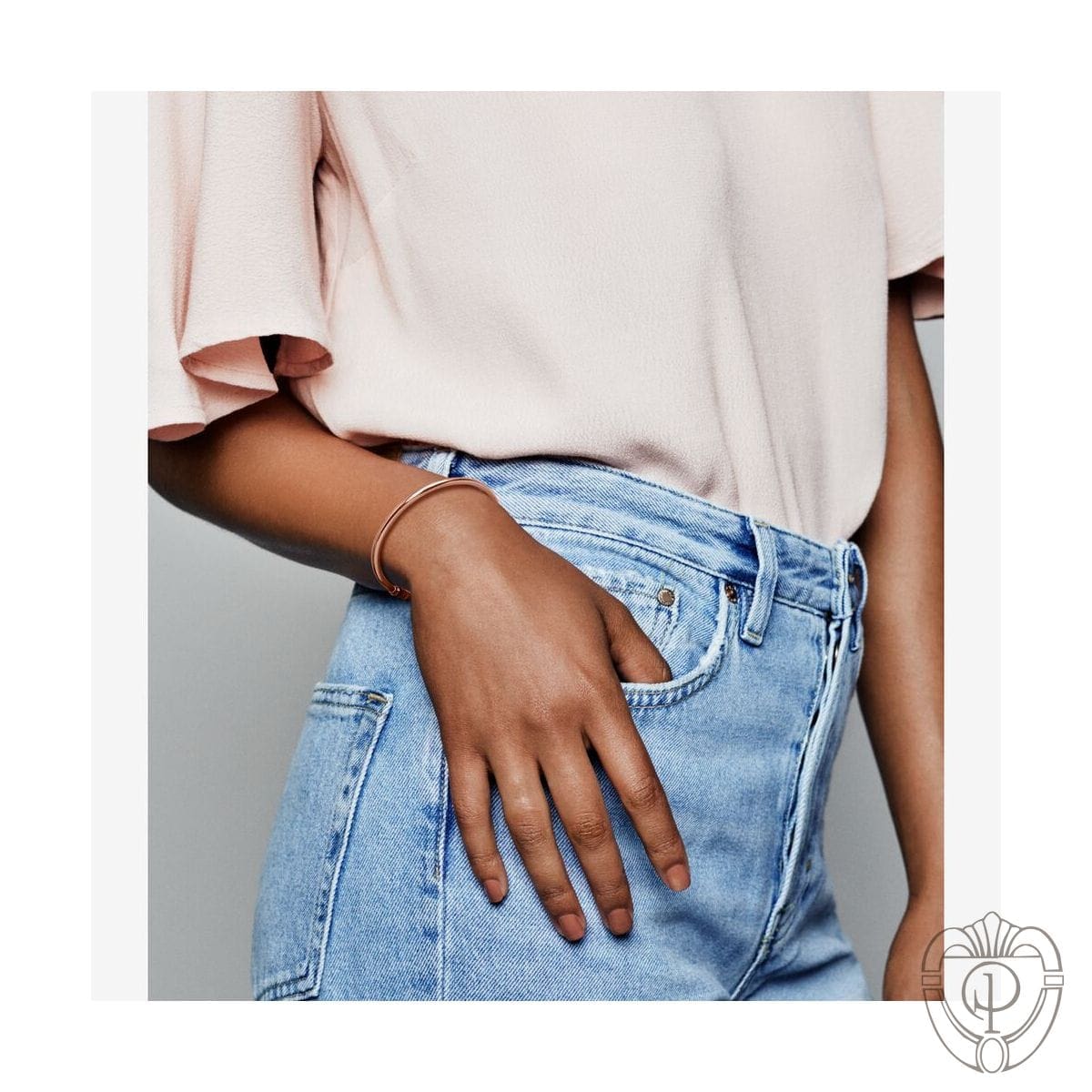 Bracciale rigido Pandora Moments Rose - immagine 2