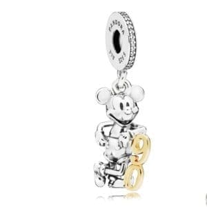 Charm Pendente Pandora Novantesimo Compleanno di Mickey Mouse