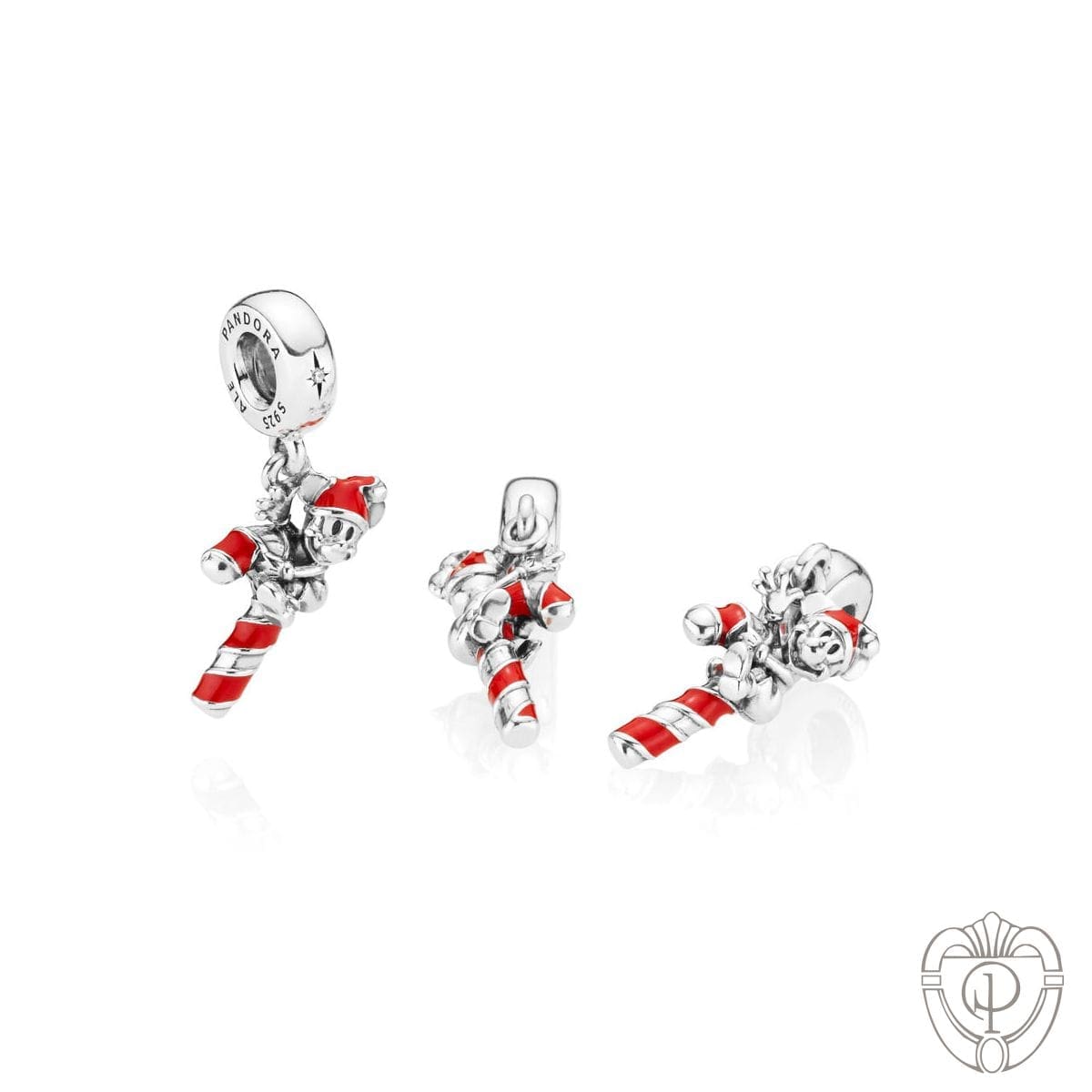 Disney Charm Pendente Pandora Bastoncino di Zucchero con Mickey Mouse - immagine 2