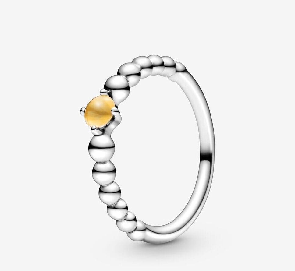 H-1_risultato Anello Pandora Color Miele Decorato con Sfere - immagine 1