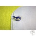 Antorà gemelli argento e smalto balena blu - immagine 3