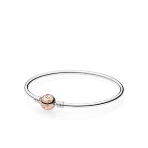 Bracciale Pandora Rigido con chiusura sferica Rose