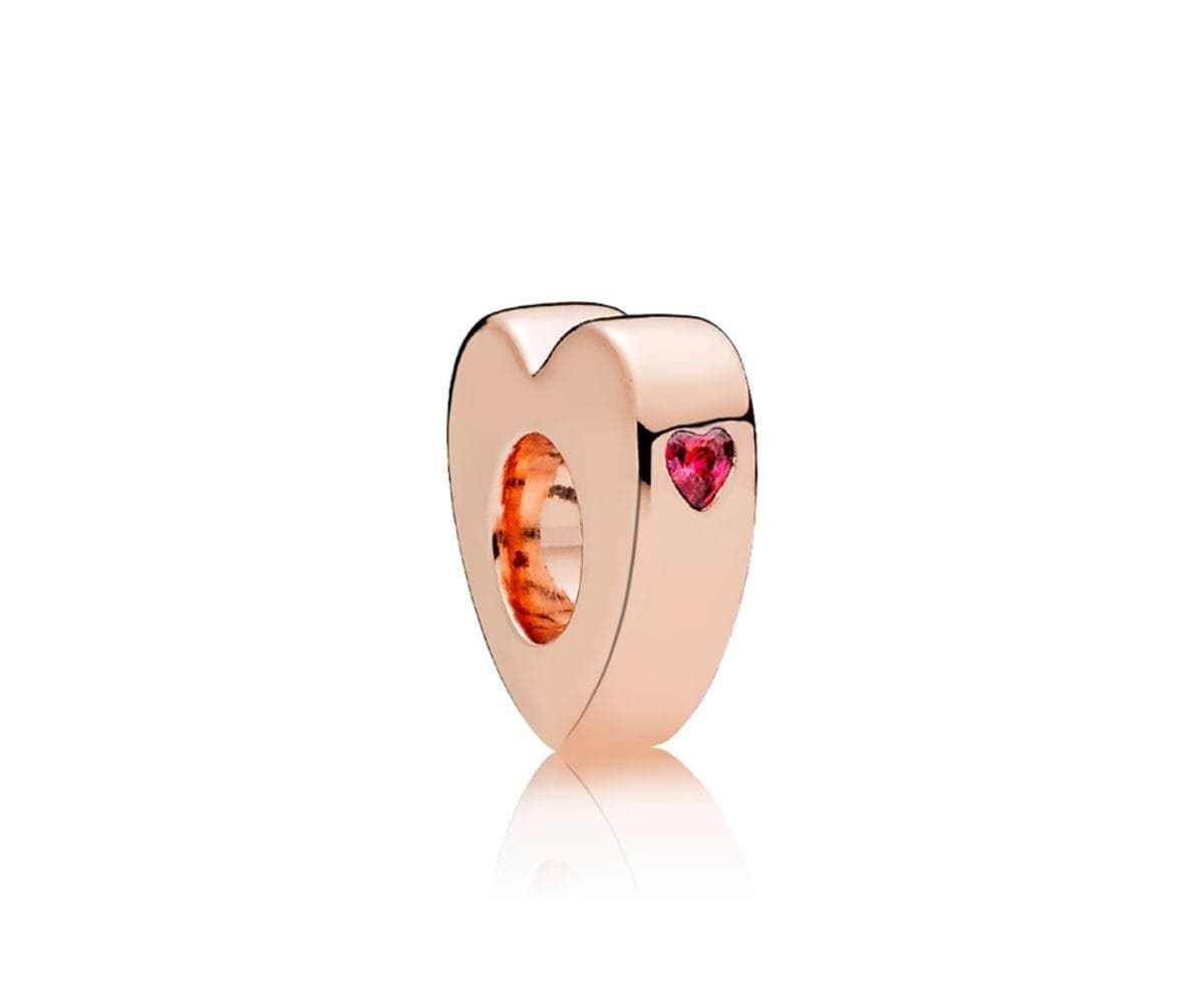 786559CZR_risultato Distanziatore Pandora Due Cuori - immagine 1