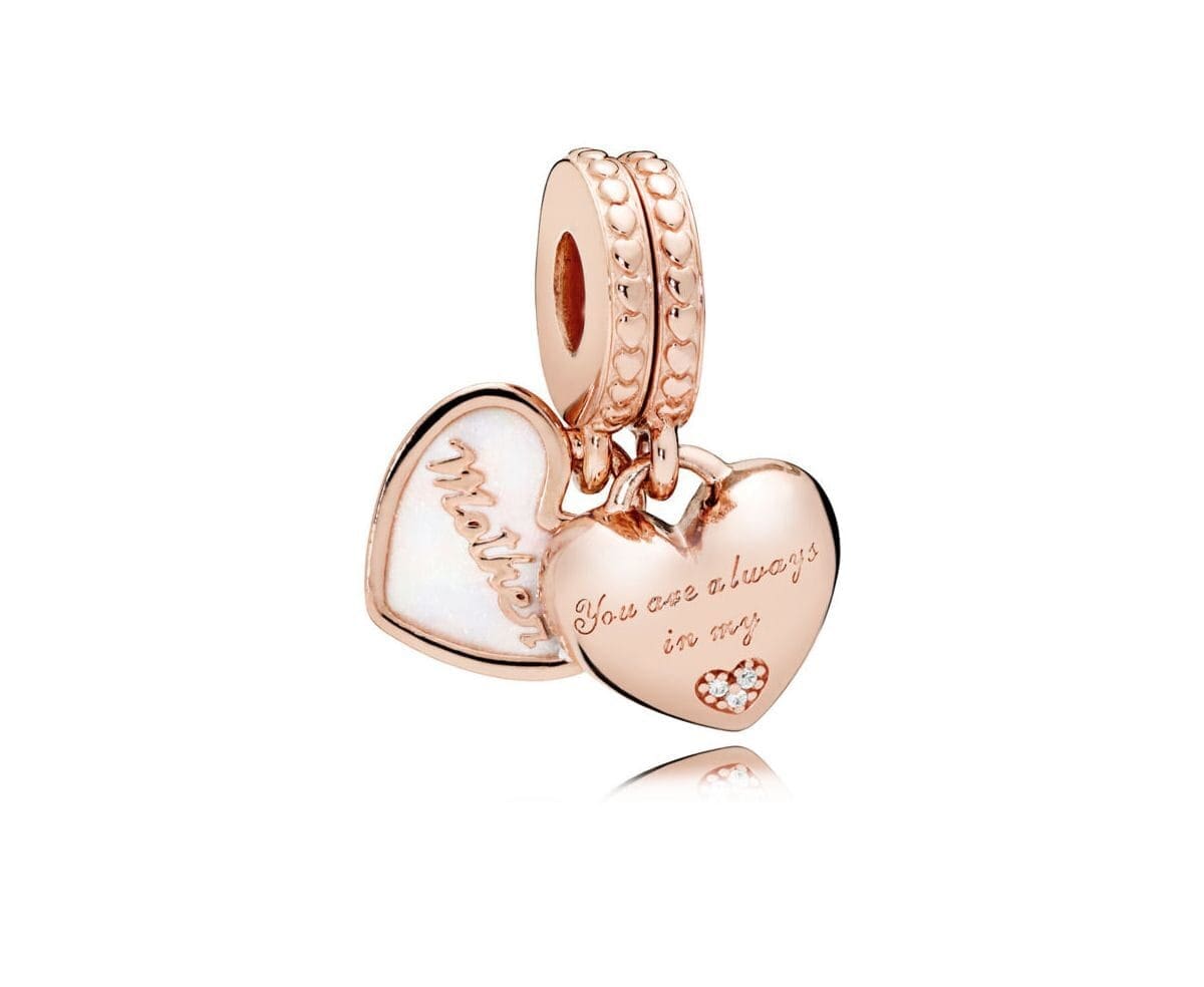 Pandora Charm Pendente Cuori Mamma & Figlia - immagine 1