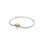 Bracciale Pandora Moments con Chiusura a Cuore Shine