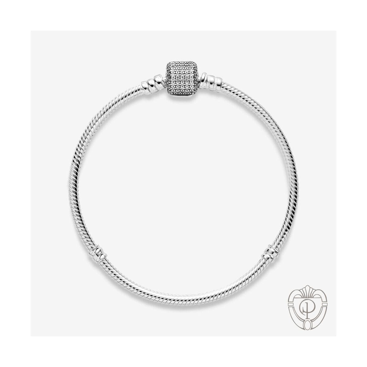 Bracciale Pandora Moments Chiusura Barile Pavè - immagine 4