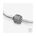 Bracciale Pandora Moments Chiusura Barile Pavè - immagine 2