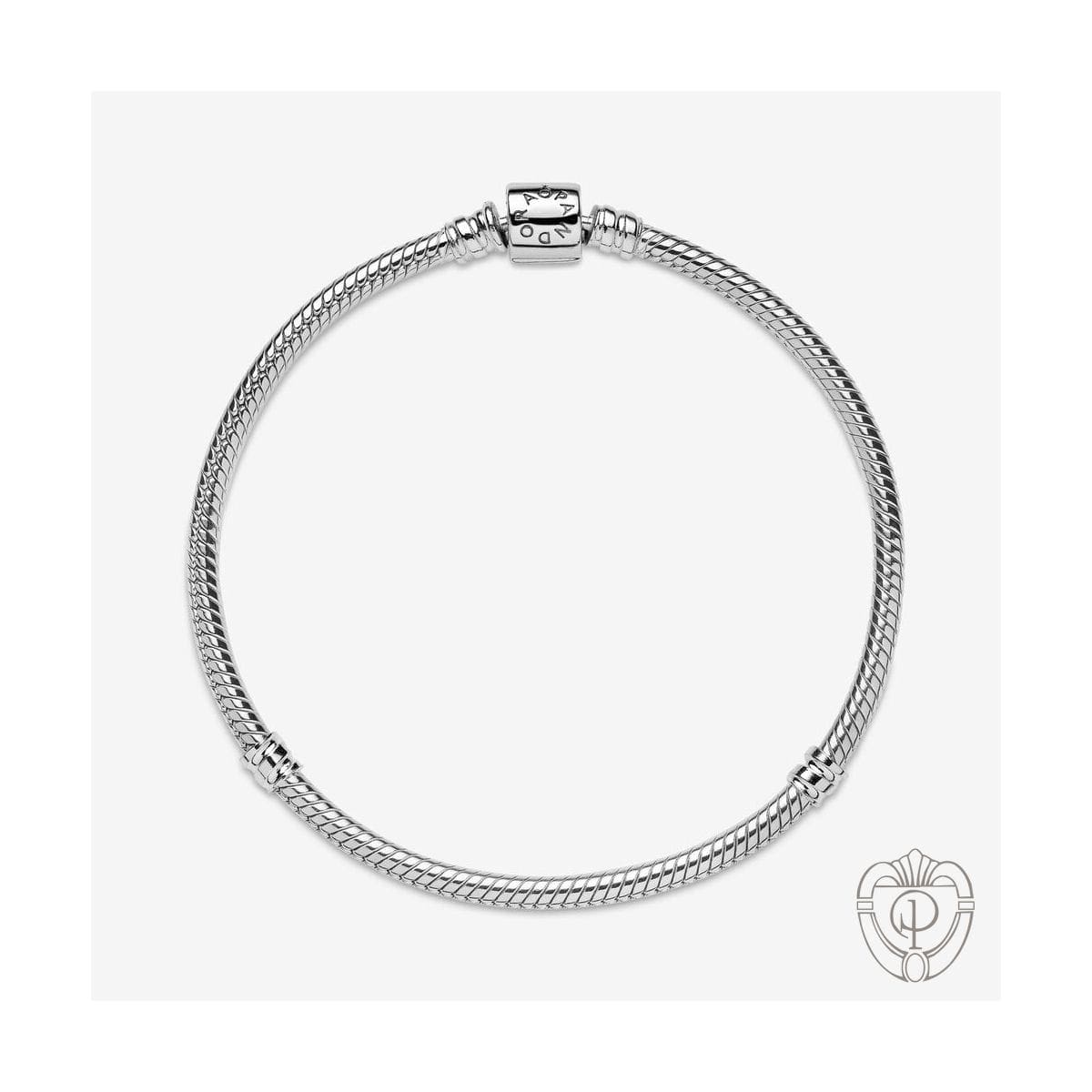 Bracciale Pandora Moments con Maglia Snake e Chiusura a Barile - immagine 2