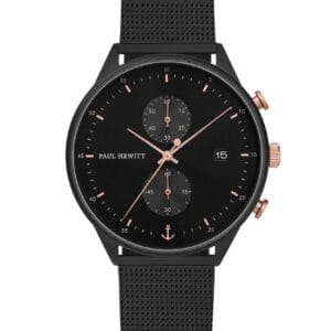 Paul Hewitt Orologio Chrono Black Sunray Nero Oro Rosa