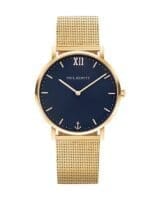 Paul Hewitt Orologio Sailor Blue Lagoon Oro Mesh 39mm