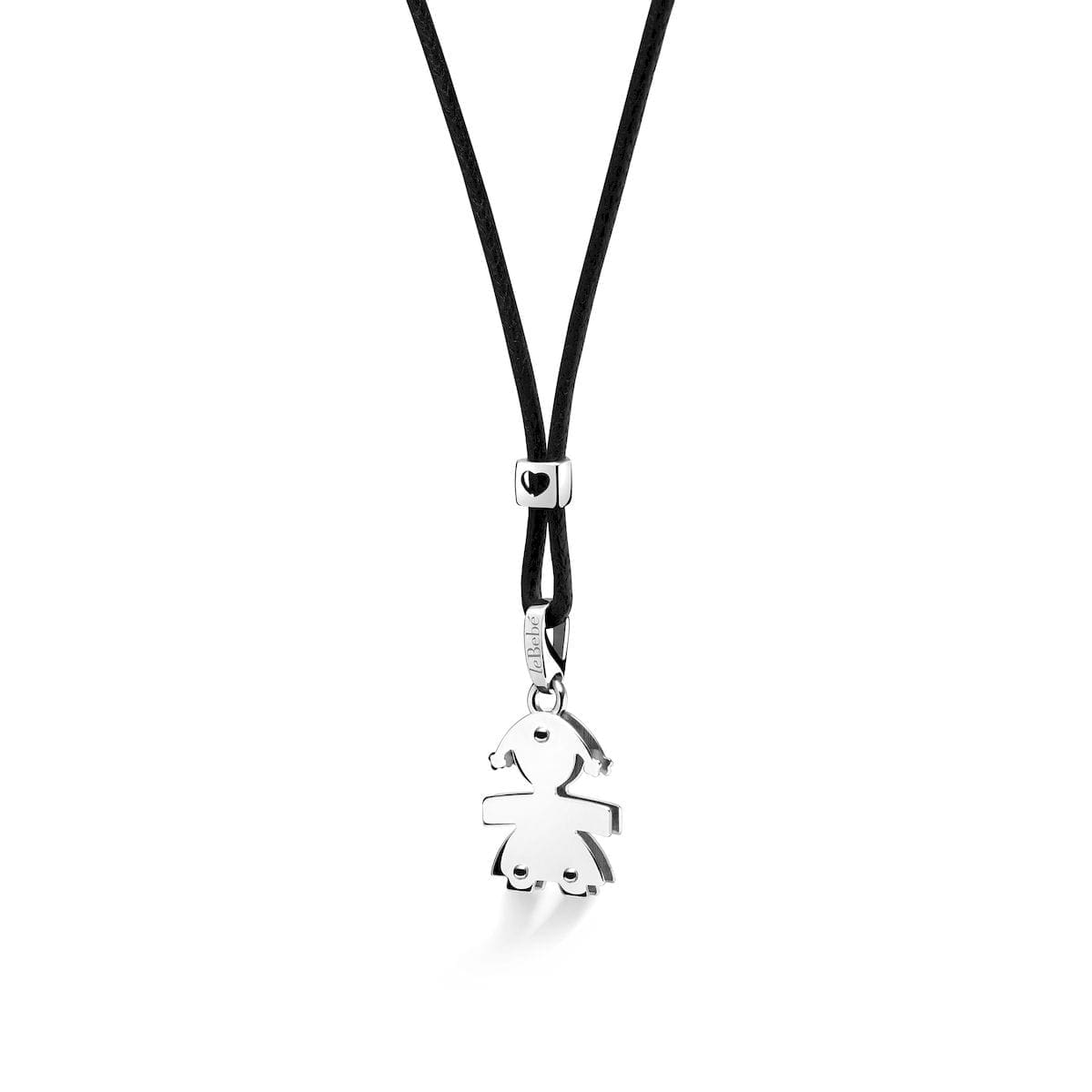 Lebebé I Cuccioli ♡ Ciondolo Bimba Oro Bianco - immagine 1