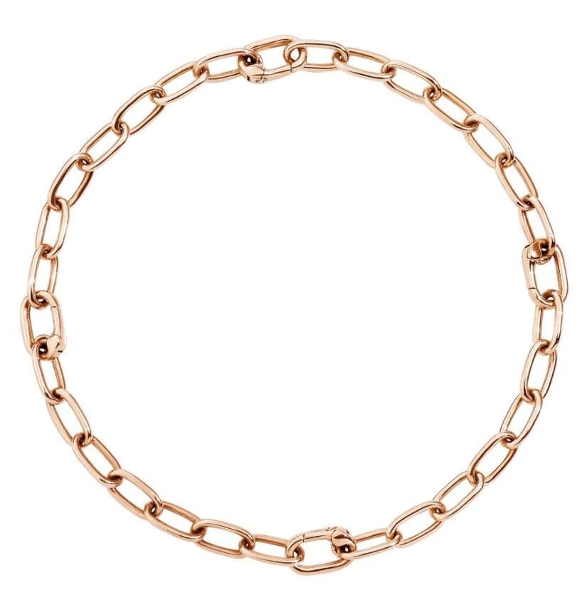 DBC1001_CHAIN_00RAG_010_Dodo_essentials-openable-link-bracelet-18k-rose-gold-plated-silver (1)_risultato DoDo Bracciale Maglie Apribili Essentials - immagine 1