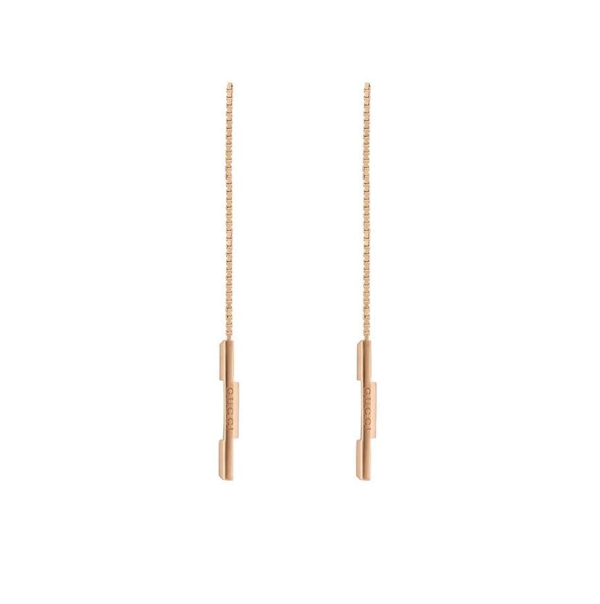 YBD662115_002_001_risultato Orecchini a catena Gucci Link to Love - immagine 1