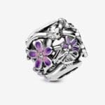 Charm Pandora Margherita Viola Openwork - immagine 2