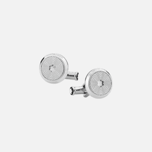 Montblanc Gemelli in acciaio ed emblema in madreperla