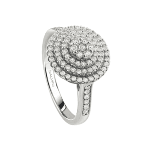 Anello Salvini Bagliori oro bianco e diamanti