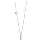 Salvini Be Happy Collana in oro bianco iniziale con diamanti - immagine 6