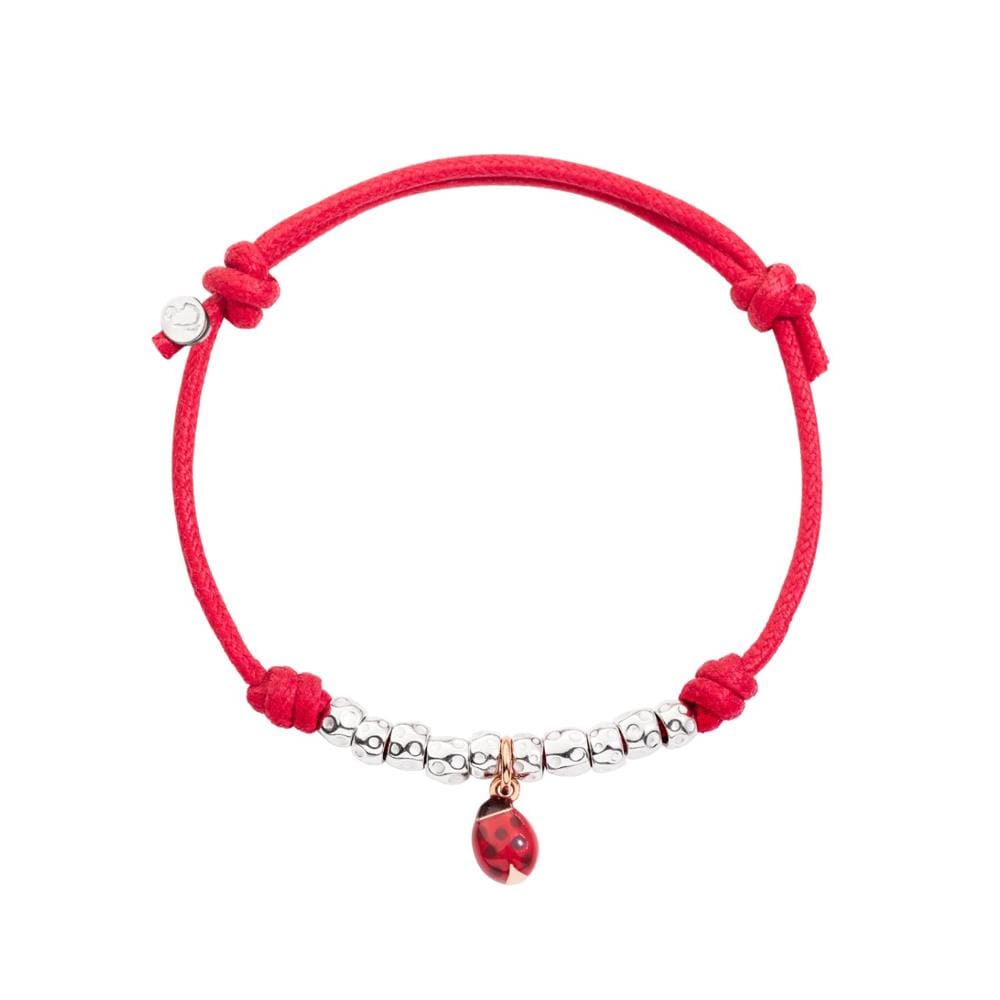 DoDo Bracciale cordino coccinella e granelli - immagine 1