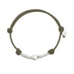 DoDo Bracciale cordino pepita e rondelle