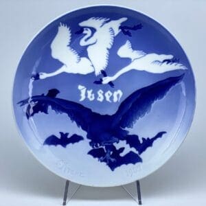 Royal Copenhagen Bing & Grøndahl Piatto Commemorativo Henrik Ibsen 1907