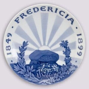 Royal Copenhagen Bing & Grøndahl Piatto Commemorativo Fredericia 1849 - 1899