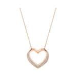 Swarovski Collana Pendente Cupidon oro rosa