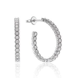 CRIERI Orecchini Oro Bianco e Diamanti Musa