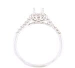 Montatura solitario oro e diamanti - montature e diamanti - immagine 2