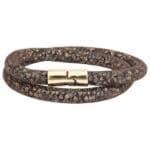 Swarovski Bracciale Stardust Double Brown - immagine 4