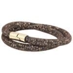 Swarovski Bracciale Stardust Double Brown