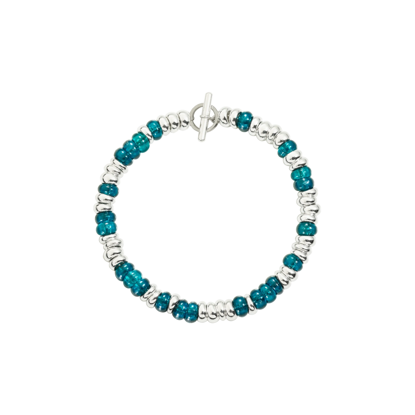 DBC2004_RONDE_VP0AG_010_Dodo_rondelle-bracelet-925-silver-recycled-plastic DoDo Bracciale Rondelle - immagine 1