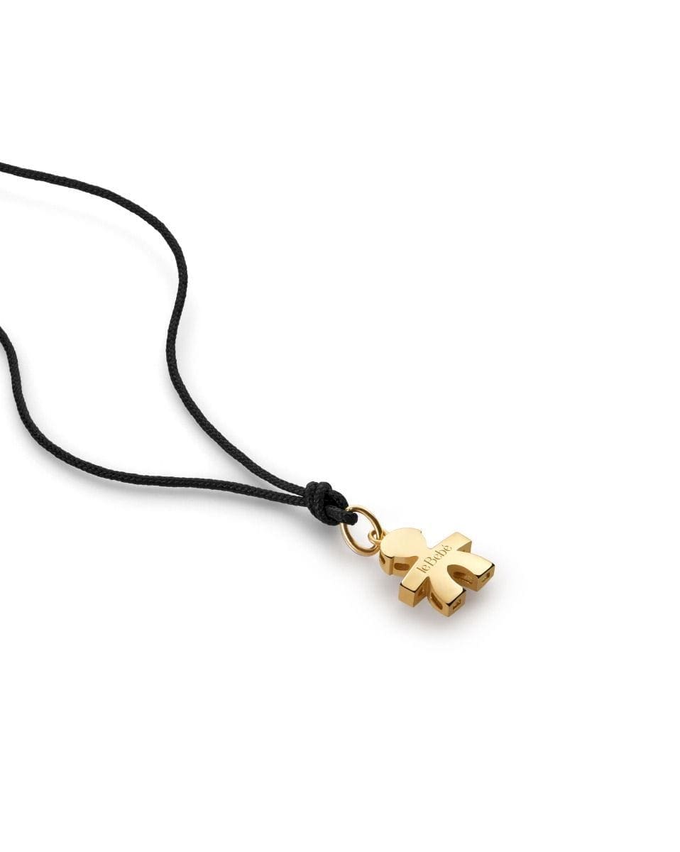 LeBebé I Tesorini Ciondolo sagoma bimbo in oro giallo 18k - immagine 2