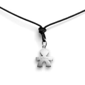 LeBebé I Tesorini Ciondolo sagoma bimbo in oro bianco 18k