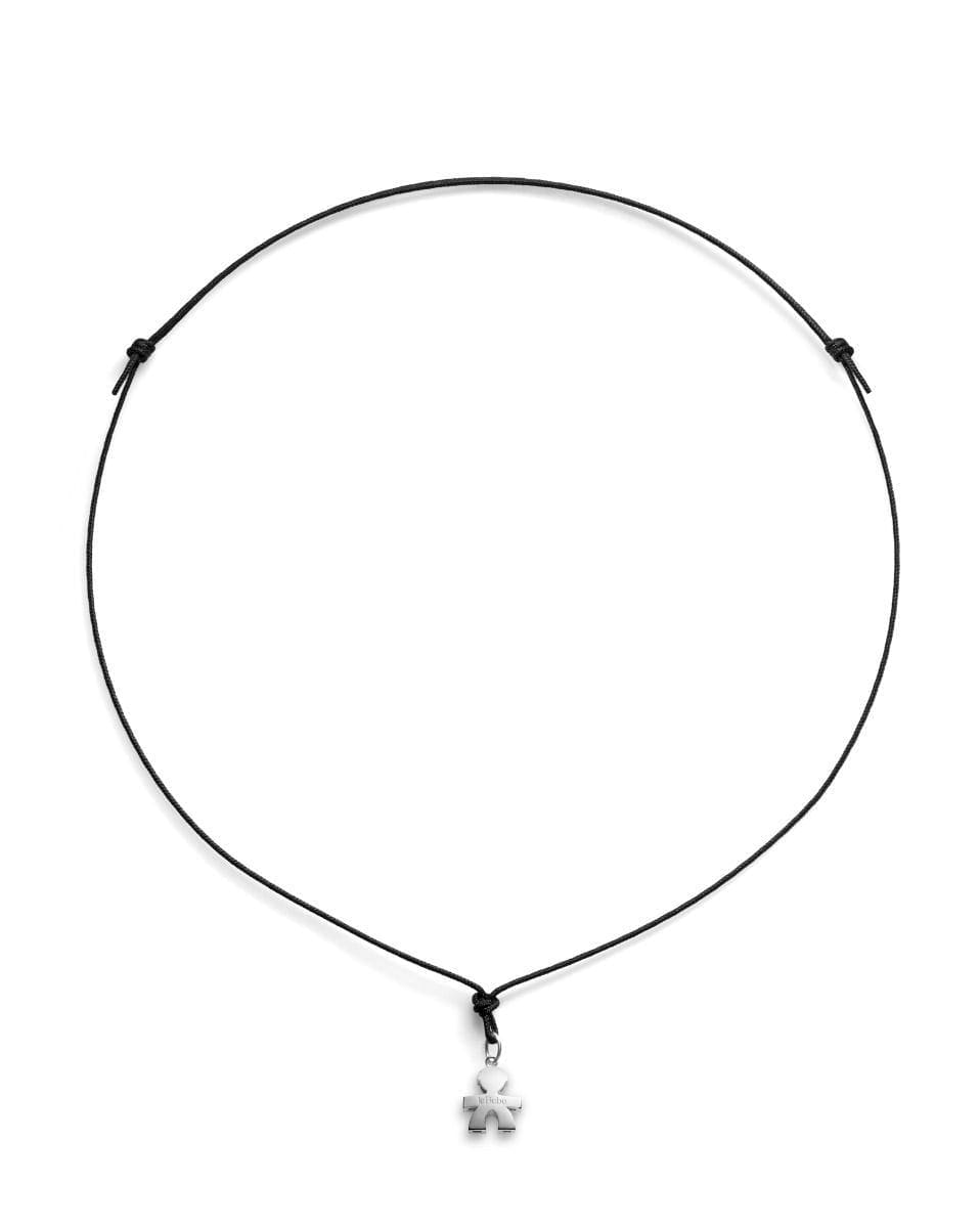 LeBebé I Tesorini Ciondolo sagoma bimbo in oro bianco 18k - immagine 3