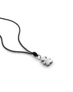 LeBebé I Tesorini Ciondolo sagoma bimba in oro bianco 18k - immagine 2