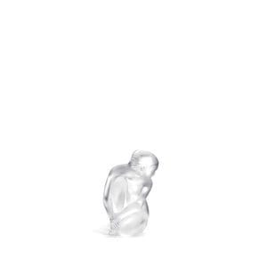 Lalique Venere, piccola scultura nuda cristallo trasparente