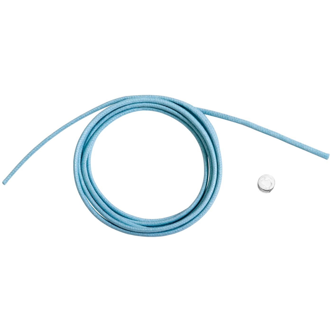 DoDo Bracciale cordino con due pepite in titanio e cinque rondelle bold in argento - immagine 2