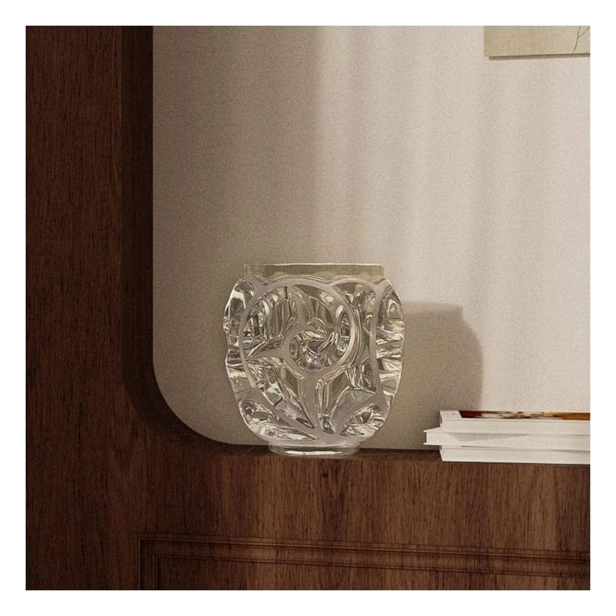Lalique piccolo vaso Tourbillon Cristallo trasparente - immagine 3